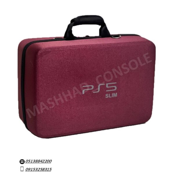 خرید کیف مسافرتی PS5 Sliim زرشکی مشهد کنسول