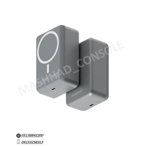 خرید پاوربانک Powerology magsafe aluminum (30000میلی آمپر) مدل PPBCHA81 مشهد کنسول