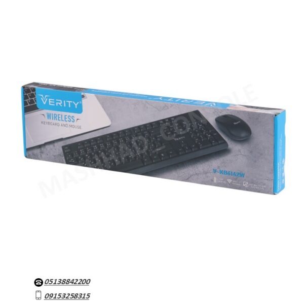 کیبورد و ماوس Verity VKB6142W مشهد کنسول