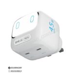 خرید شارژر دیواری پاورولوژی Lumix Gan AI ظرفیت ۴۵ وات مشهد کنسول