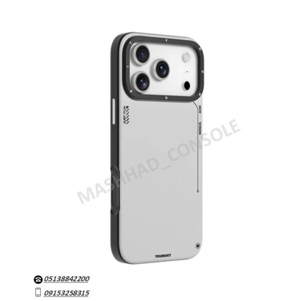 خرید گارد یانگ کیت Iphone 17 Max مدل tech Leather مشهد کنسول