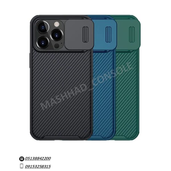 خرید گارد نیلکین Iphone 13 pro مدل camshield مشهد کنسول