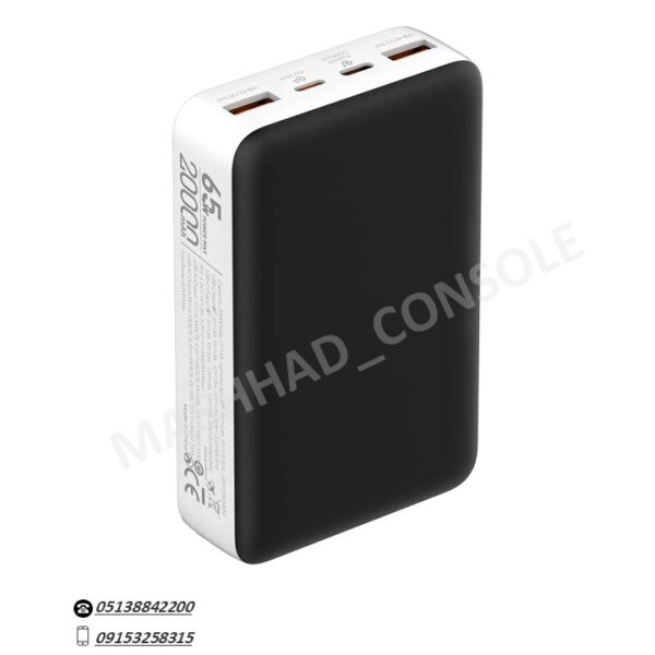 خرید پاوربانک Ldino (20000میلی آمپر) مدل PQ27 مشهد کنسول