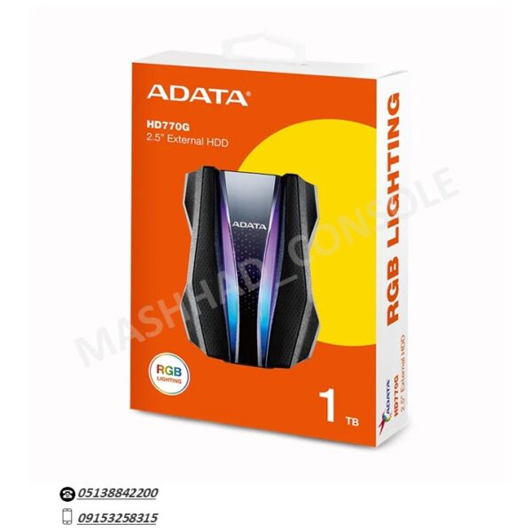 خرید هارد اکسترنال ADATA HD770 1T مشهد کنسول