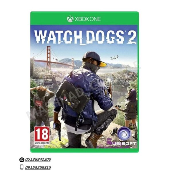 خرید دیسک بازی watch dogs 2 ایکس باکس مشهد کنسول