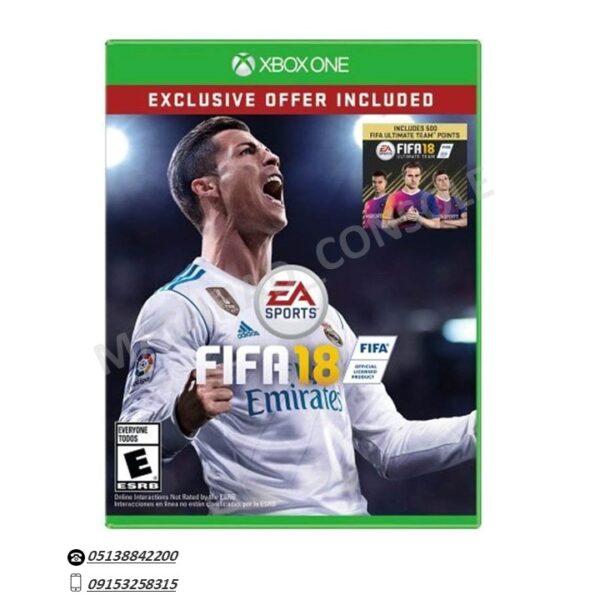 خرید دیسک بازی FIFA 18 ایکس باکس مشهد کنسول