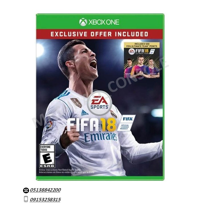 خرید دیسک بازی FIFA 18 ایکس باکس مشهد کنسول