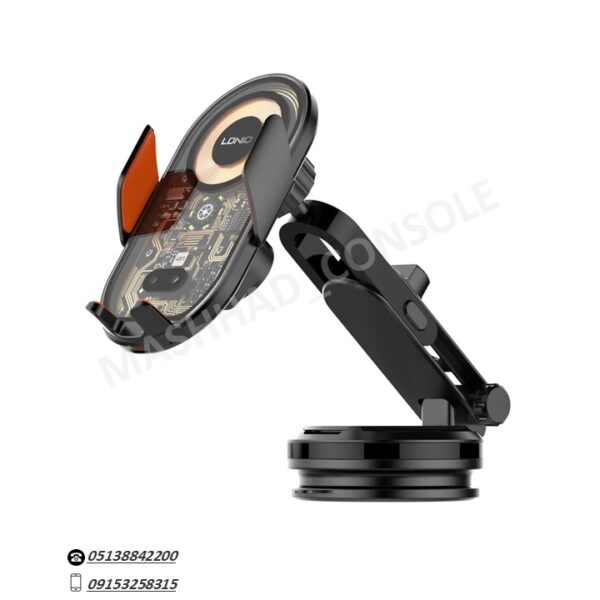 خرید هولدر داشبوردی و شارژر وایرلس LDNIO 15W مدل MA30-1 مشهد کنسول