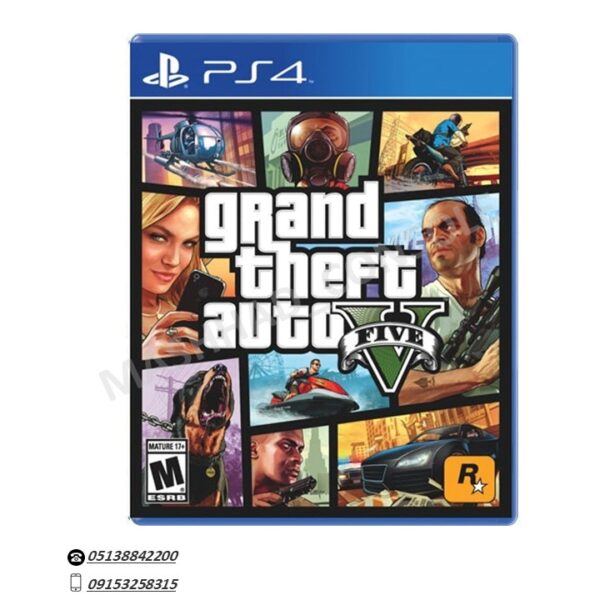 خرید دیسک بازی GTA V PS4 مشهد کنسول