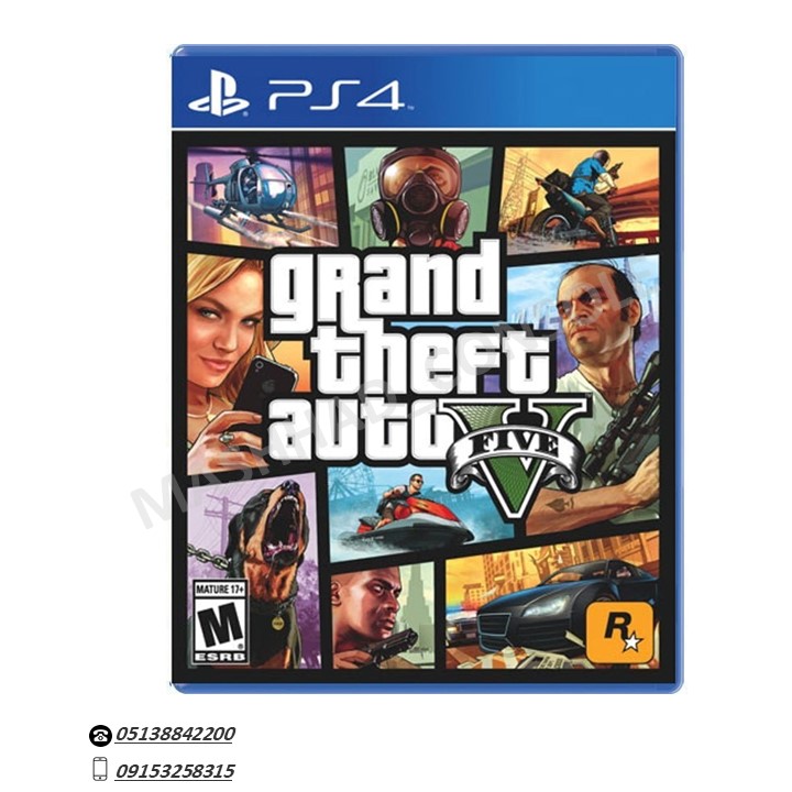 خرید دیسک بازی GTA V PS4 مشهد کنسول