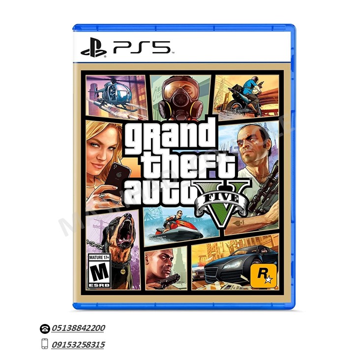خرید دیسک بازی GTA V PS5 مشهد کنسول