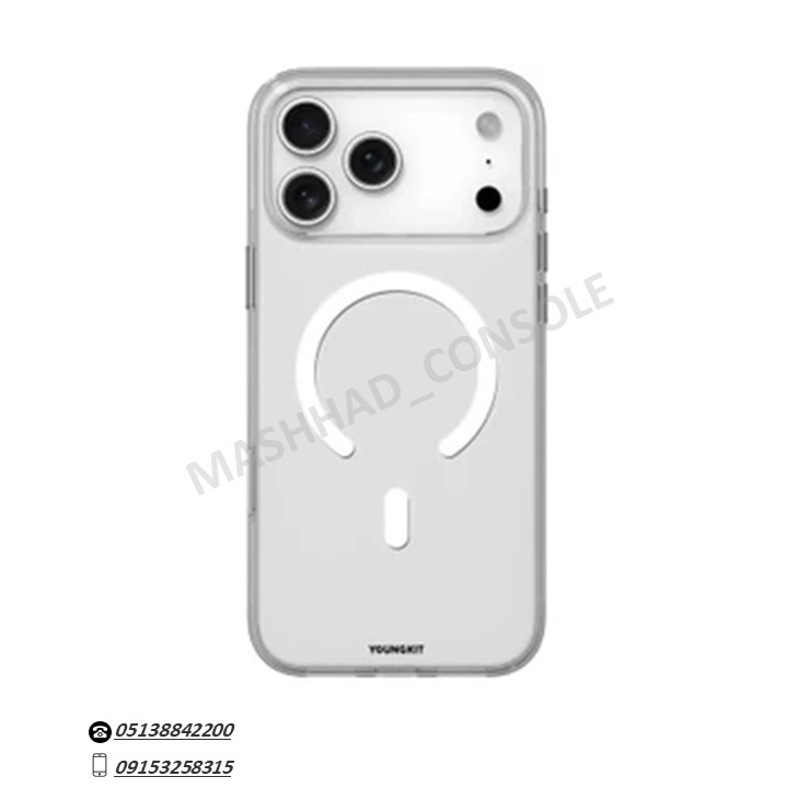 خرید گارد یانگ کیت Iphone 17 Max مدل Clear مشهد کنسول