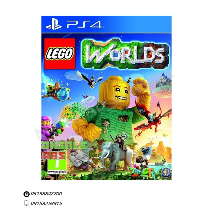 دیسک بازی Lego Worlds PS4 مشهد کنسول