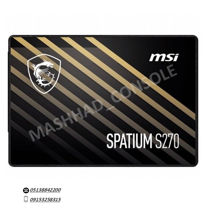 خرید هارد اینترنال MSi 240GB مدل SPATIUM S270 مشهد کنسول