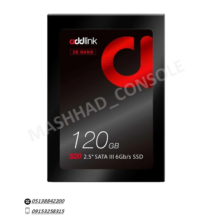 خرید هارد اینترنال ADDlink 120GB مدل S20 مشهد کنسول